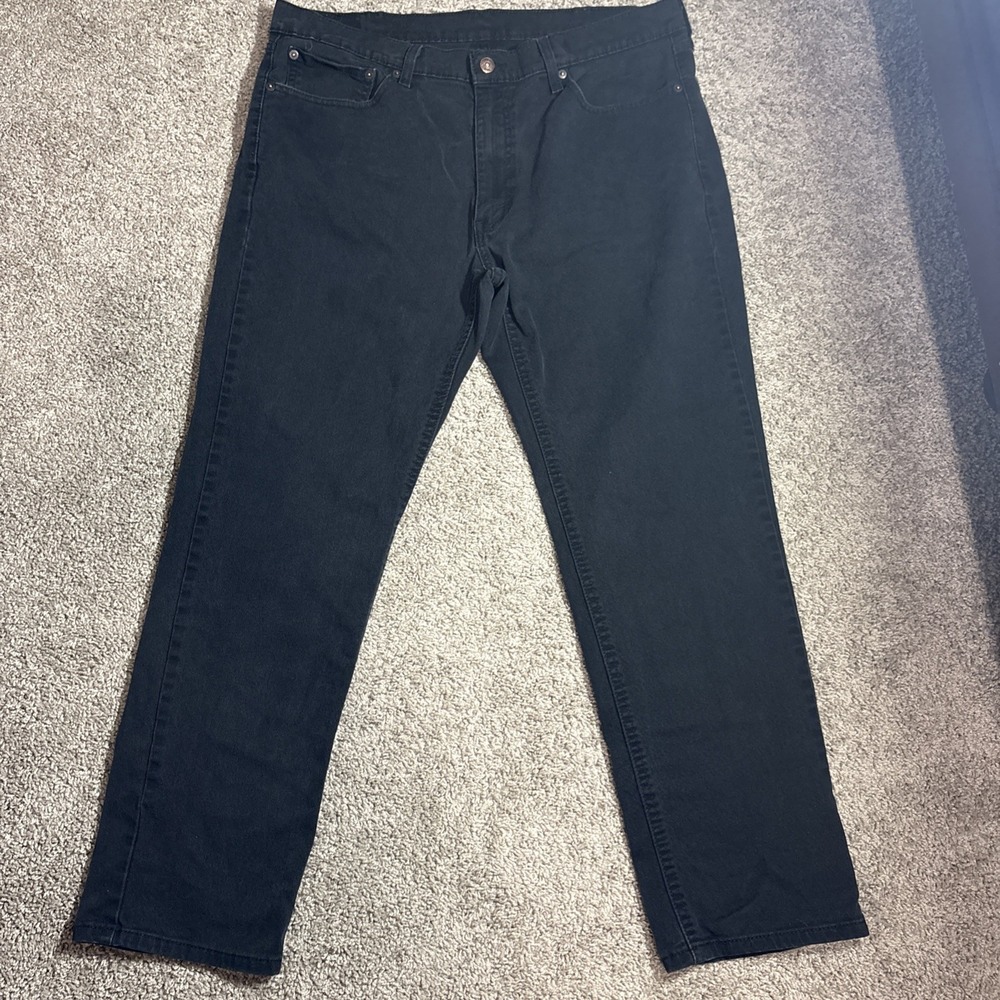 Levis 541 Athletic Taper Jeans Mens W38‎ L32 Black Denim Pants 18181-0019